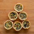 Tartaleta de queso de cabra caramelizada